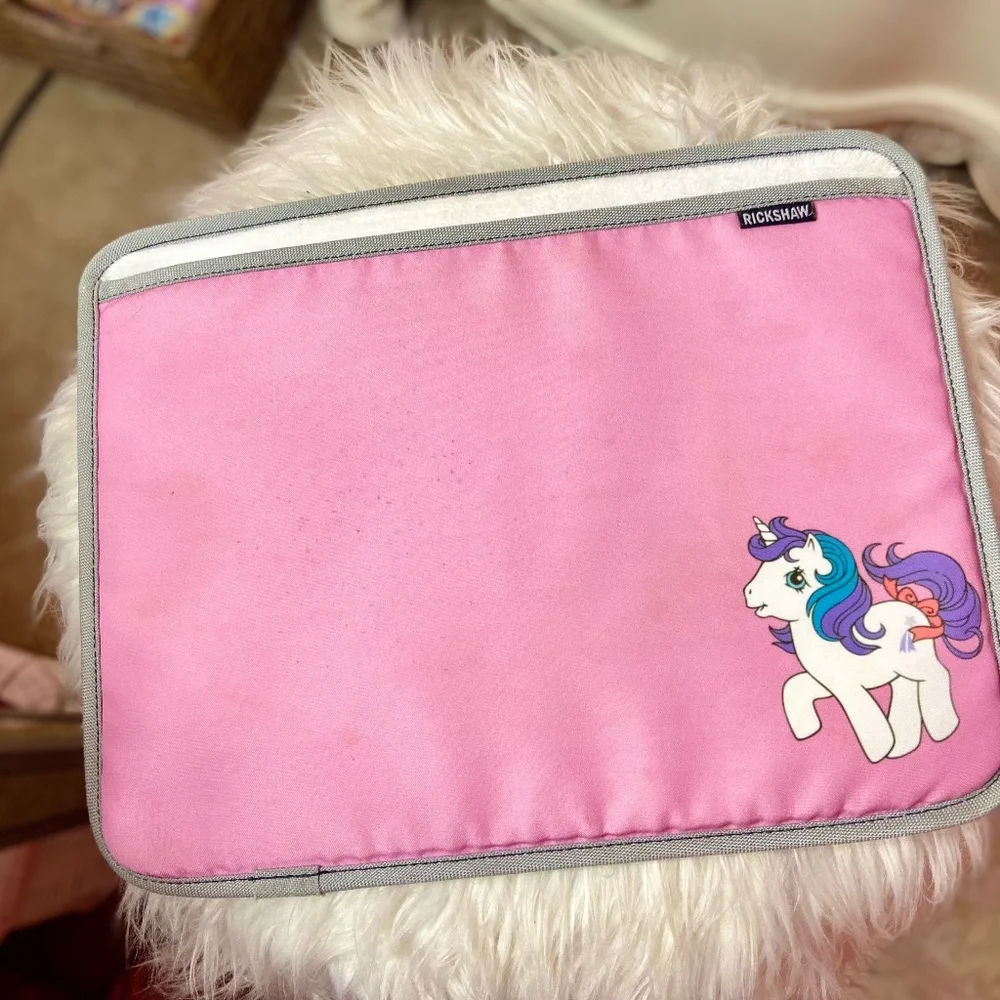 Vintage My Little Pony MacBook Air Apple Computer Softshell Case Sleeve 10 inch